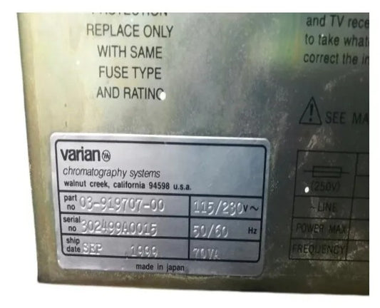 Detector Ri Varian 350 Refacción