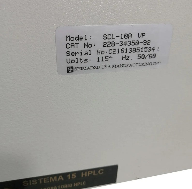 SCL-10A VP Shimadzu System Controller Refacciones